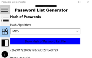 Password List Generator screenshot 1