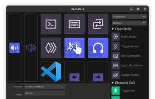 OpenDeck screenshot 1