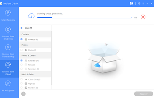 iMyfone D-Back screenshot 1