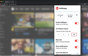 AdSkippy Chrome Extension