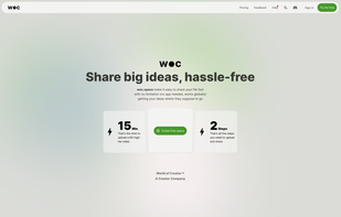 woc.space Homepage