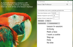 Parrot Talk Professor screenshot 2