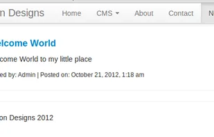 Xon CMS test blog post