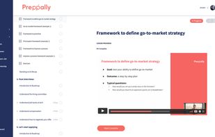 Preppally career guidance lesson view