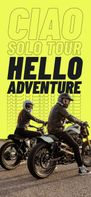 Ciao solo tour, hello adventure