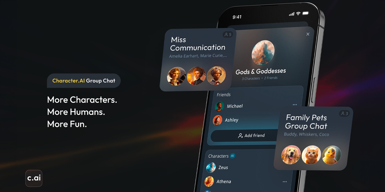 Character Ai Introduces Character Group Chat For Ai Human Character Ai Introduces Character Group Chat For Ai Human