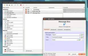 Actiona screenshot 1