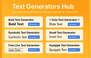 Text Generator Hub - generators example