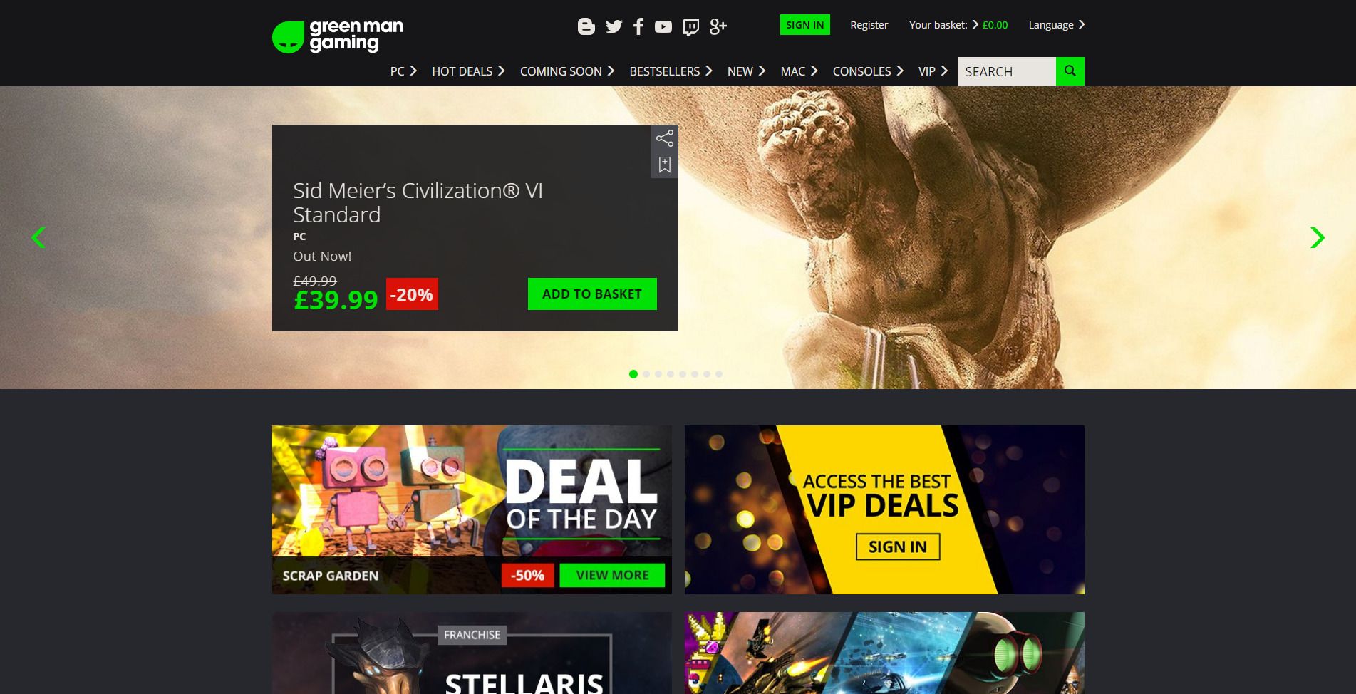 Game Website Design Ideasgreen Man Gaming 7