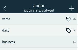 Make lists to build relationships between words and to share them with friends