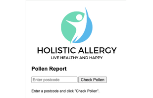 Initial search screen