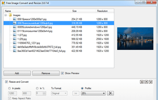 Free Image Convert and Resize screenshot 1