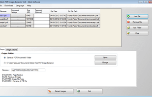 Free PDF Image Extractor 4dots screenshot 1