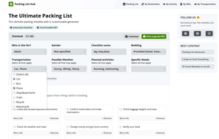 PackingListHub screenshot 1