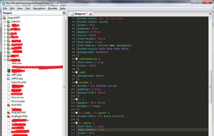 E TextEditor View, with FTP-folder on the left