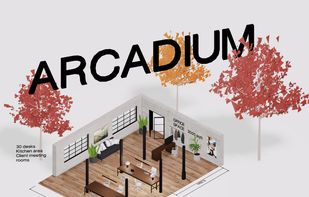 3D office plan
