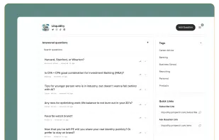 Answers become a shareable, SEO-optimized knowledge base