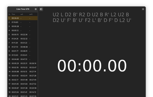 CubeTimer screenshot 1