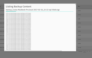 XCloner screenshot 2