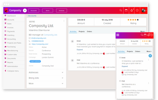Composity CRM screenshot 1