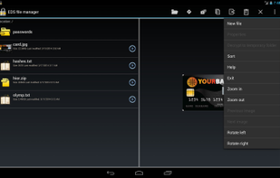 EDS (Encrypted Data Store) screenshot 1