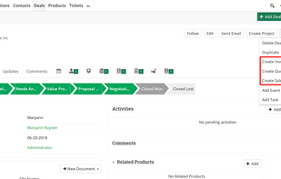 JoForceCRM screenshot 2