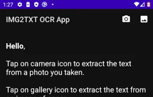 IMG2TXT OCR App screenshot 1