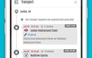 Tripsapp screenshot 2