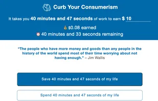 Curb Your Consumerism screenshot 1