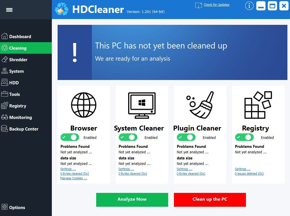 HDCleaner 2.054 download the new version for apple