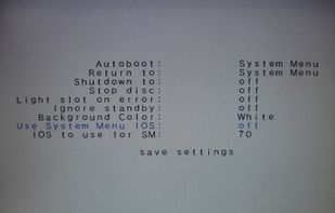 Priiloader screenshot 1