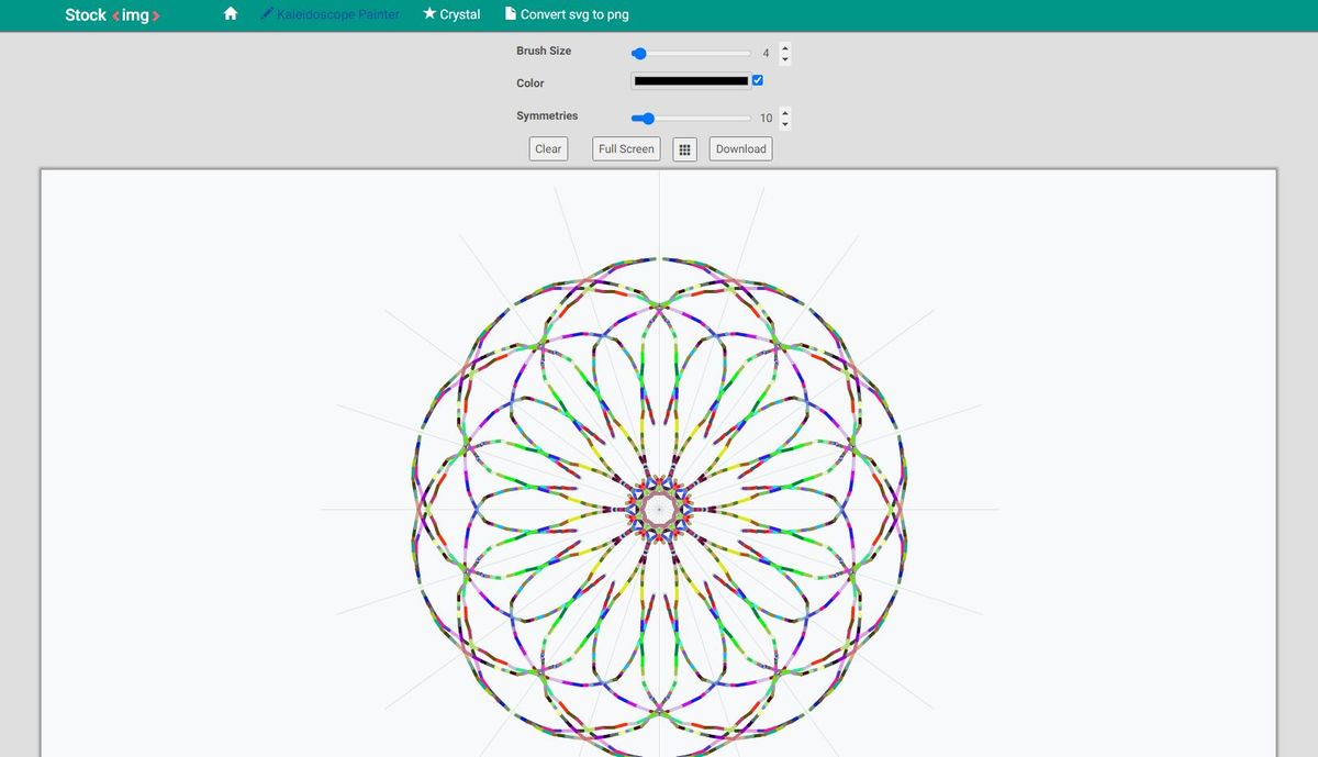 kaleidoscope drawing apps
