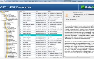 GainTools OST to PST Converter screenshot 1