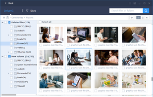 Preview and Recover Lost Files