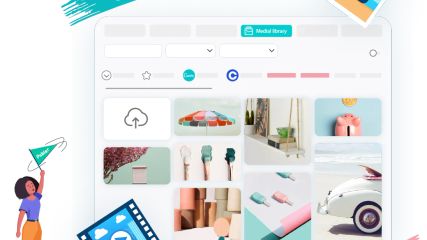 Media Library:
Design Beautiful Marketing Photos and Videos