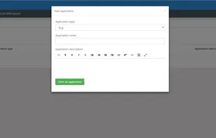 Add a new application