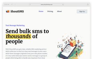 ShoutSMS screenshot 1