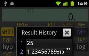 RealCalc Scientific Calculator screenshot 1