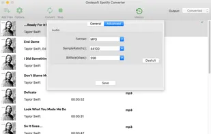 Ondesoft Spotify Converter screenshot 3
