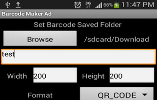 Barcode Maker screenshot 1