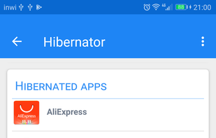 Hibernator screenshot 1