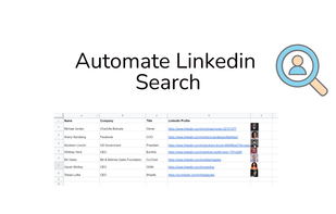 Linkedin Bulk Search Demo
