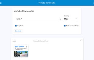 YoutubeDL-Material screenshot 1