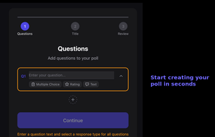 QR Poll screenshot 1