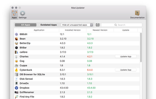 MacUpdater screenshot 1