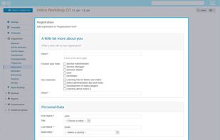 Indico screenshot 1