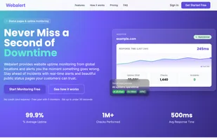 Webalert screenshot 1