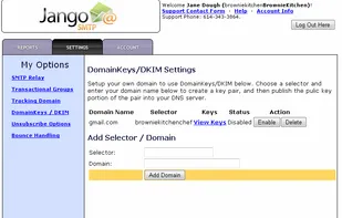 Easily set up your own DomainKeys/DKIM.