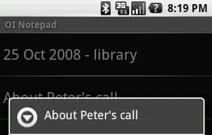 OI Notepad screenshot 1