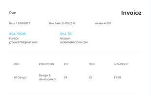 QuickBill screenshot 1